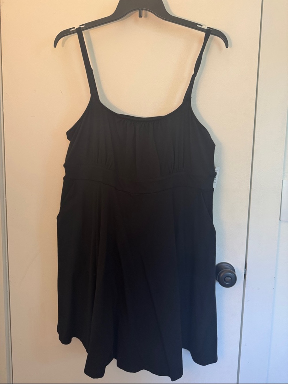 torrid Black Adjustable Strap Camisole Dress